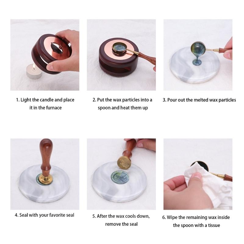 Meerestier Wachssiegelkopf, Ozean-Serie Wachssiegelstempelkopf Ersatz für Einladungen Briefumschlag