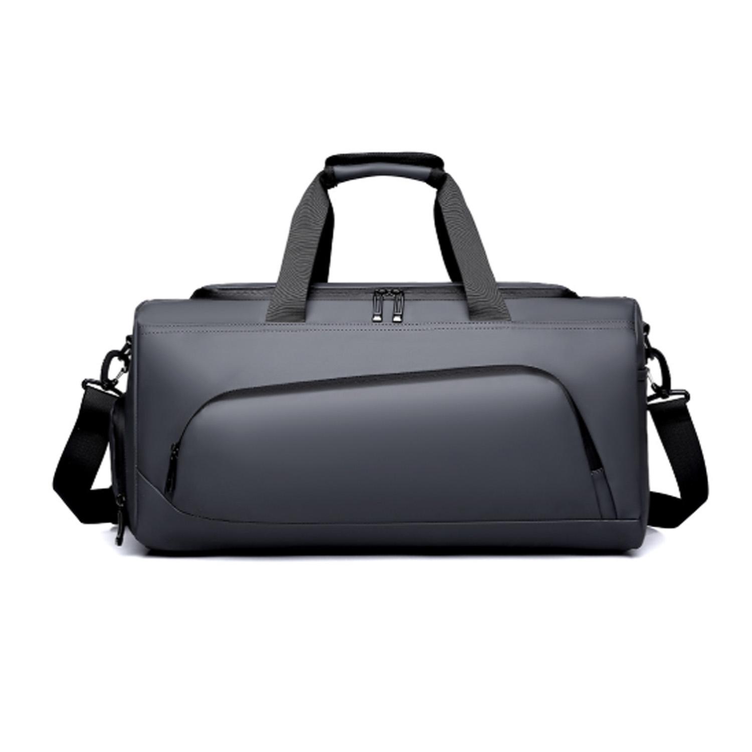 

Прочная дорожная сумка-тоут большой вместимости, дизайн с разделением на влажное и сухое, унисекс, спортивная сумка, модная мужская большая сумка-тоут, новинки серый