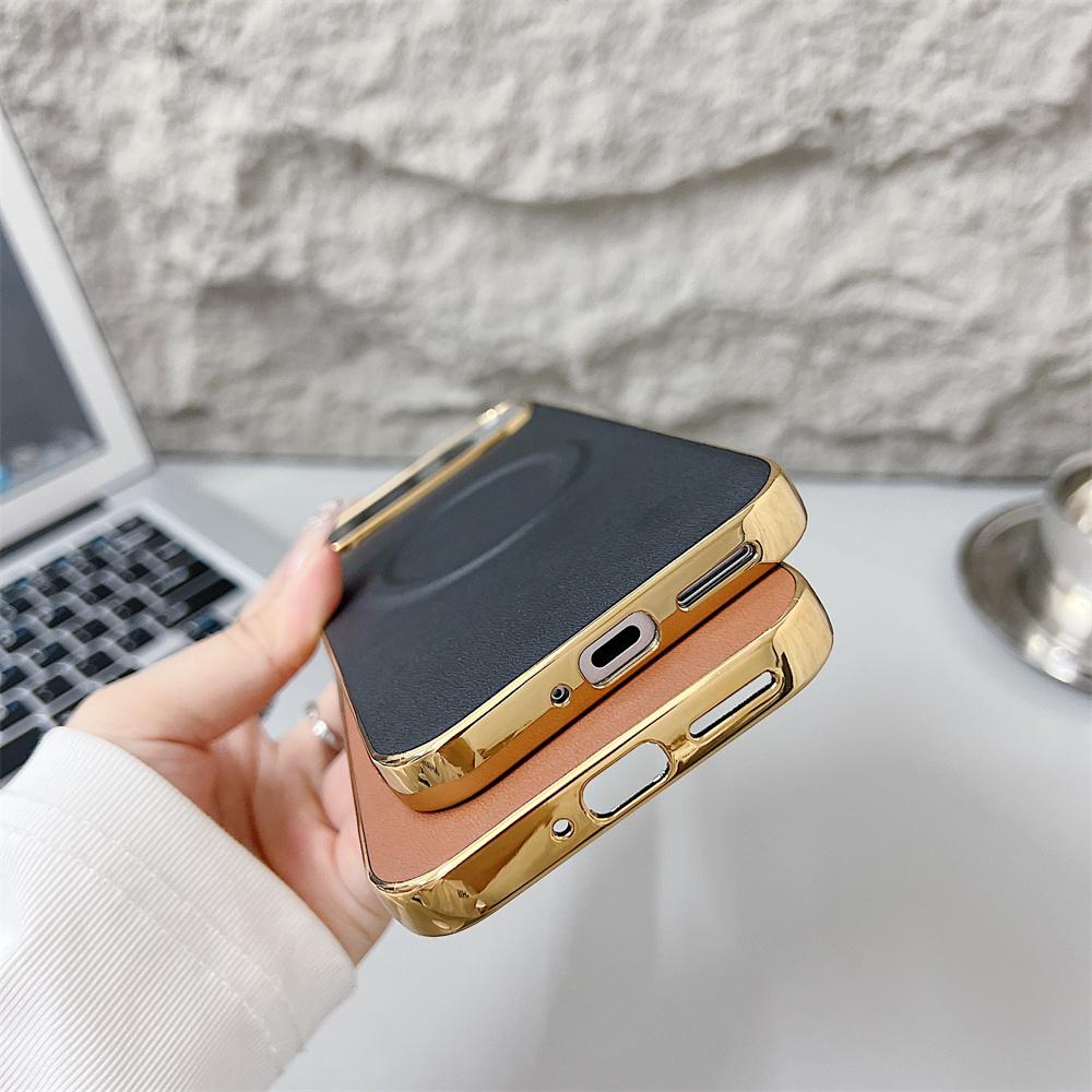 Luxury Business Leather Plating Magnetic Phone Case for Google Pixel 10 9 Pro XL 9A 8A for Wireless Charger Matte Protection Back Cover