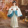 Spring 2025 New Ancient Style Girls' Hanfu Tang Suit Dress