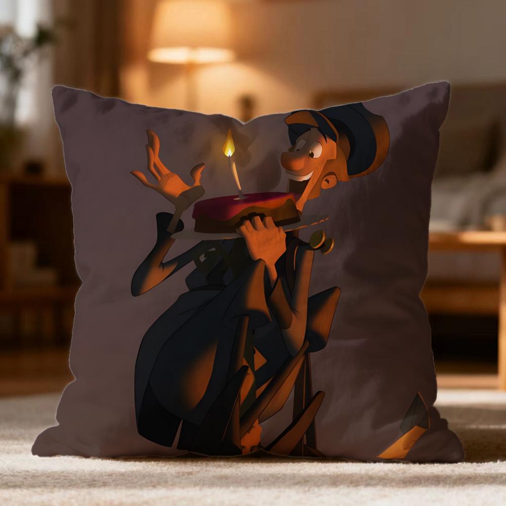 Popular KKlausew Cushion Cover Soft Washable Pillow Case Multi-Scene for Couch Bed Travel Office Use
