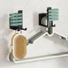 Black Cutting Board Storage Rack Punch-free Pot Lid Storage Holder Durable Pot Lid Rack  for Home
