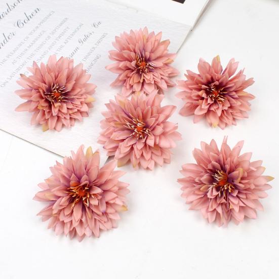 50Pcs Eye-catching Artificial Flower DIY Durable Delicately Cut Simulation Head