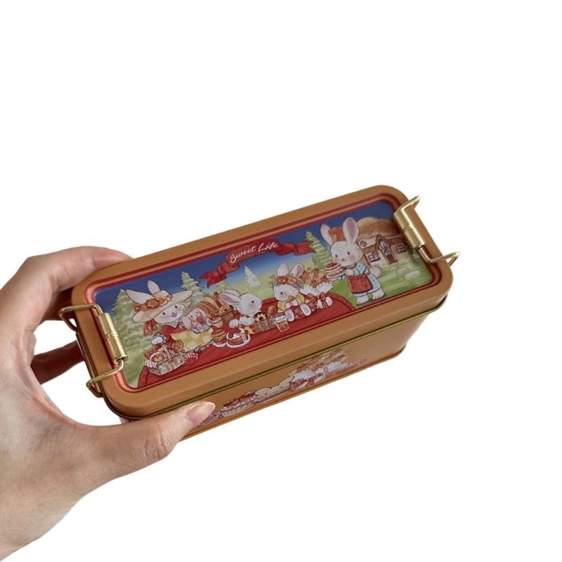 

Rustics Metal Wedding Favor Box With Lid Sturdy Storage Tin For Parties Event Gifts