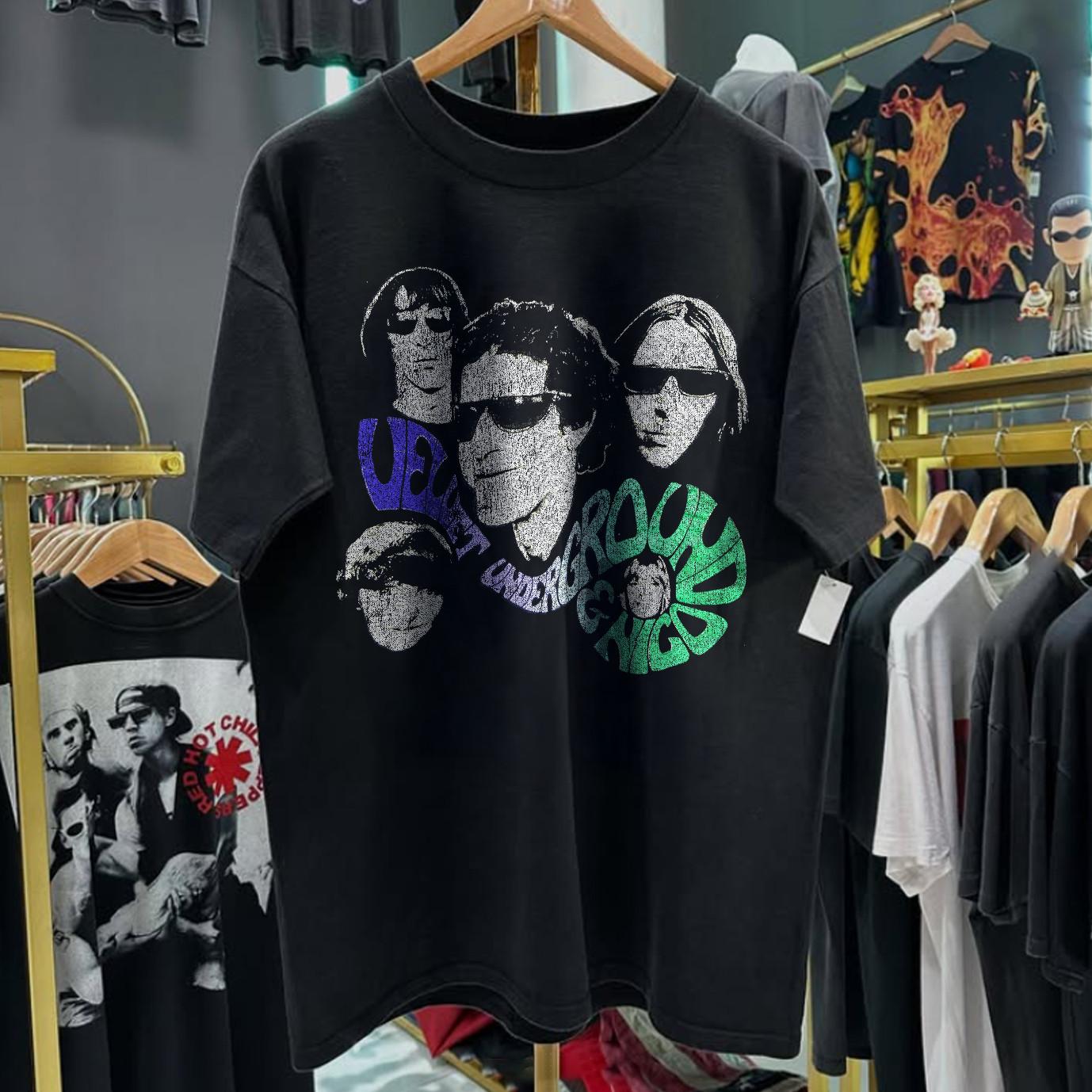 1993 Velvet Underground & Nico Washed T-Shirt Black L M