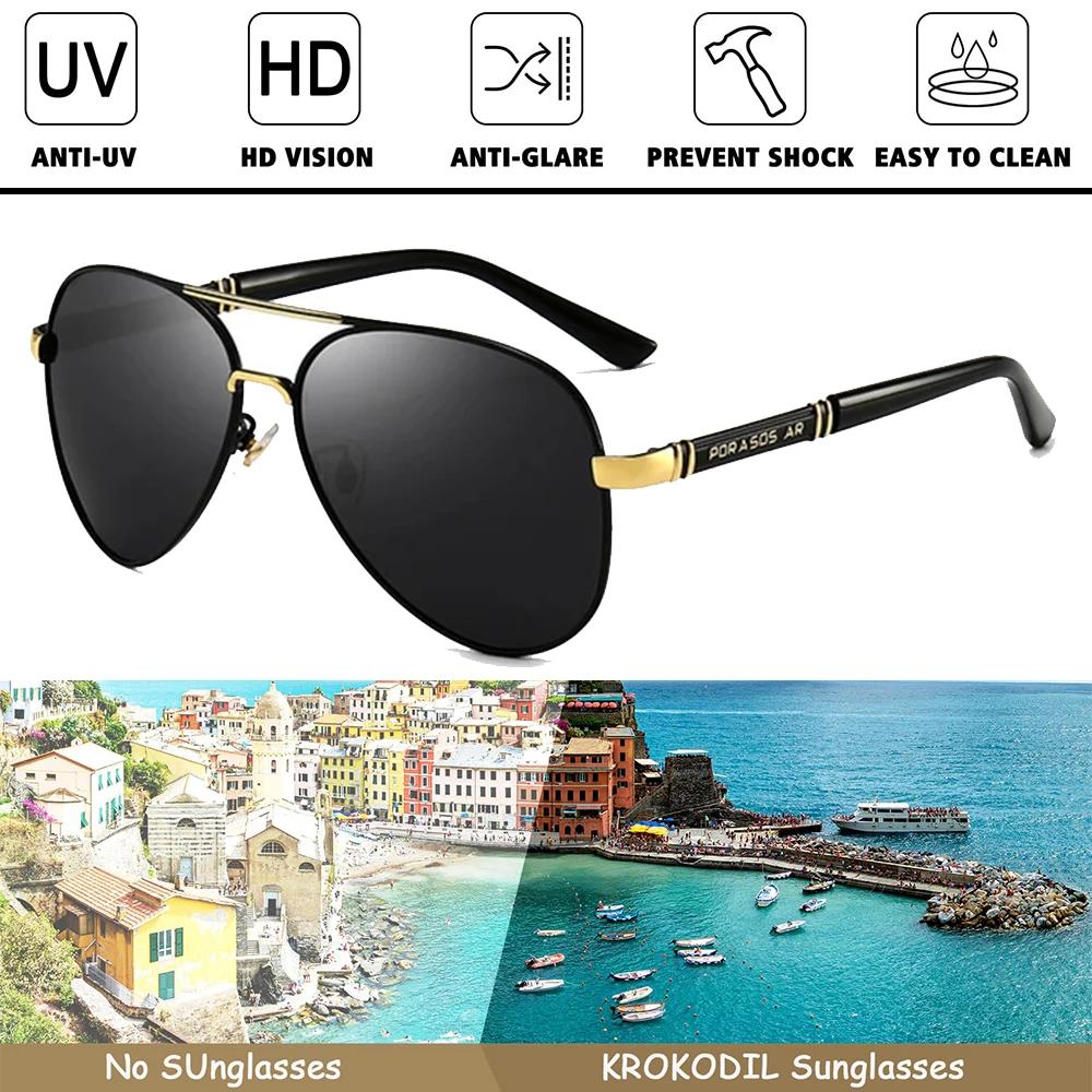 For Male Male's Sunglasses Aviator Sunglasses Female Alloy Metal Frame Eyewear for Traveling Surfing Driving Fishing UV Protection 400