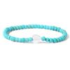 New Blue Turquoises Stone Bracelet Fashion Bohemian Green Blue Turquois Charm Bangle Handmade Healing Energy Jewelry Gift