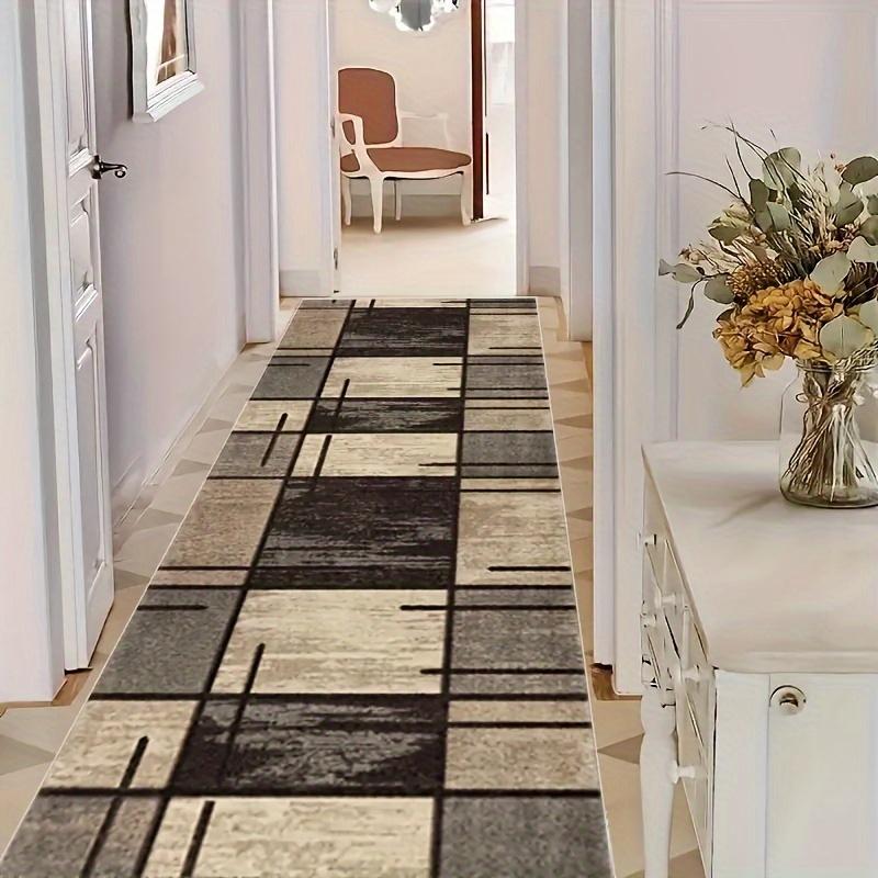 1pc Diamond Velvet Slipper Rug - Non-slip, Machine Washable, Suitable for Corridor, Bedroom, Kitchen and Bathroom - Multifunctional Home Decor Carpet