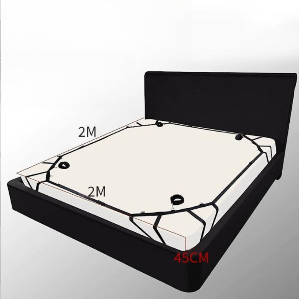 Bed Straps Restraints Spreaders Bar Sexy Bondaged Play Set Sex Cuff Bracelets Sex Resistance Bands Bondaged Rope Cord Rope