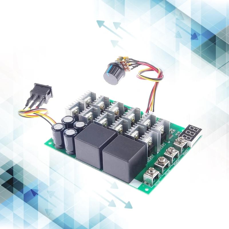 Přenosný spínač řízení motoru obousměrný spínač motoru regulátor rychlosti 10-55V Dosažení přesnosti a účinnosti