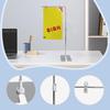 Poster Stand Adjustable Height for Table Sturdy Retractable Movable Clips Multipurpose Banner Holder Sign Holder Sign Stand