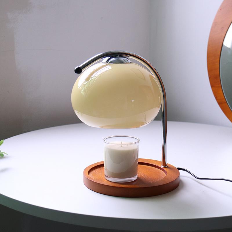 Candle Warmer Lamp with Dimmer Retro Glass Aromatherapy Melting Wax Lamp Home Scented Jar Candles Heater Best Gift for Her