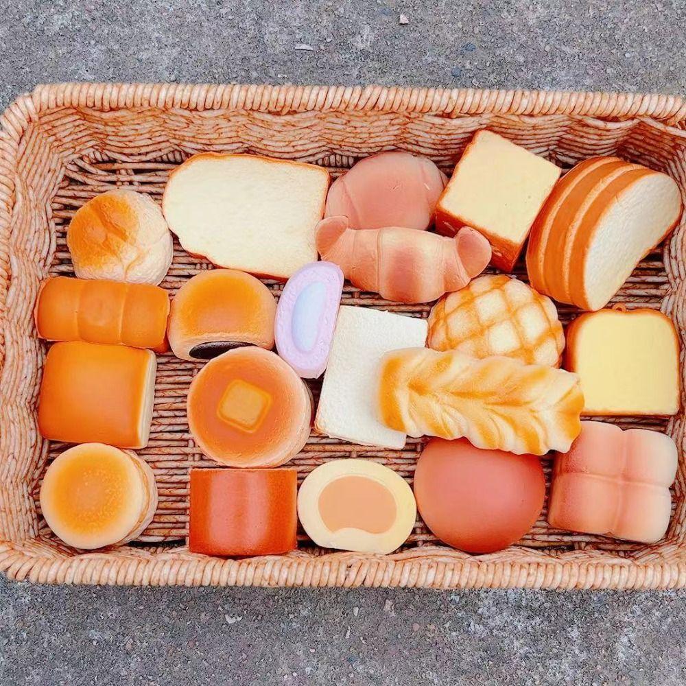 

Simulation Food Simulated Artificial Bread Toy Spoof Shop Window Display Desktop Decoration Random 1pc