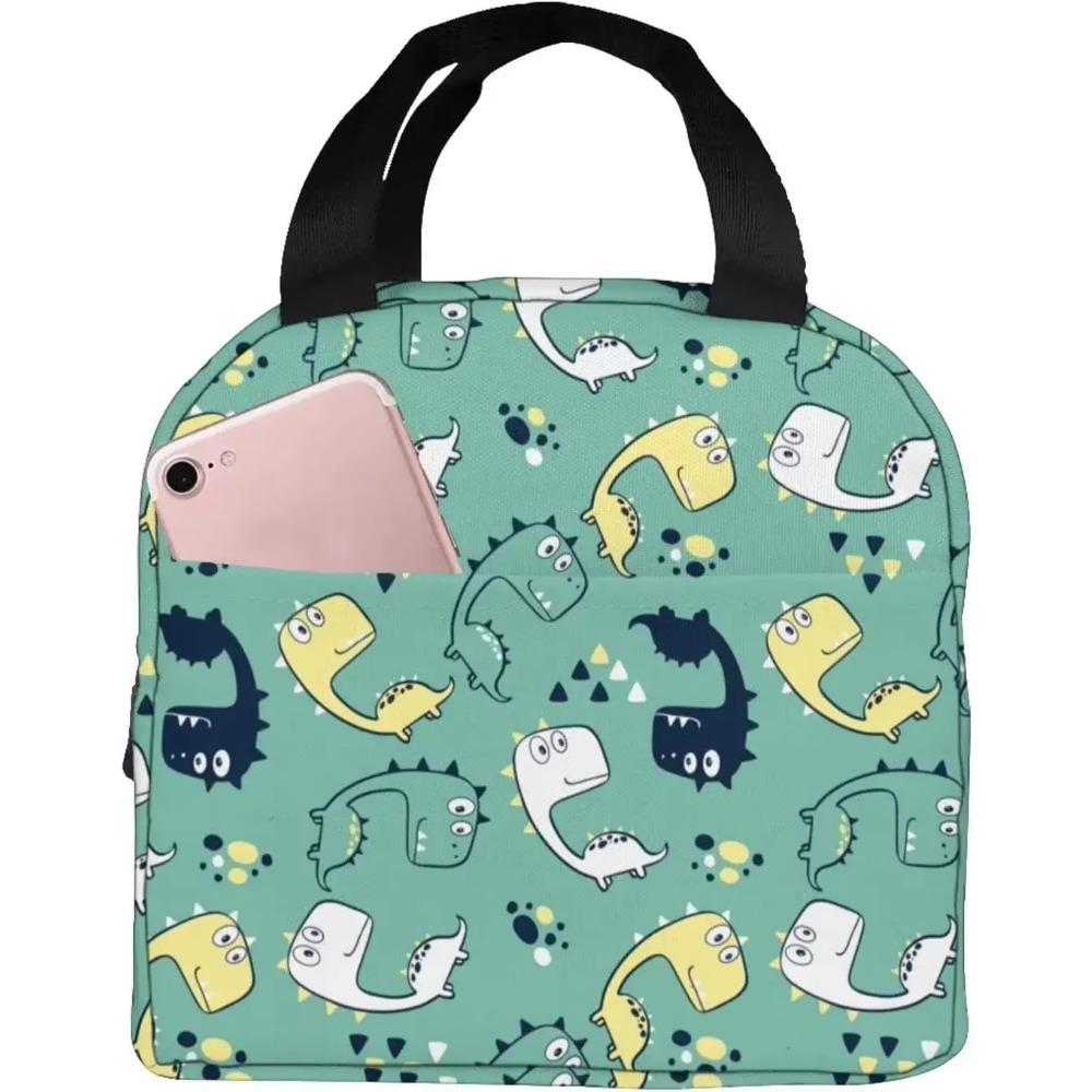 Stars Moon Black Lunch Bag Insulated Tote Cooler for Women Kids Girls, Small Lunch Box Reusable Freezable Aesthetic Bag