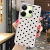 Phone Case For Xiaomi Redmi Note 14 Pro 5G Cartoon Love Heart Clear Transparent Non-Yellowing Shockproof Cover for Redmi 14C 4G