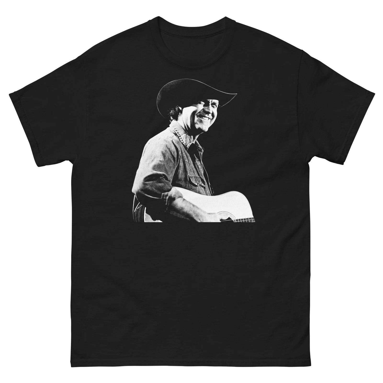 Billy Joe Shaver Portrait Graphic T Shirt Unisex classic tee M
