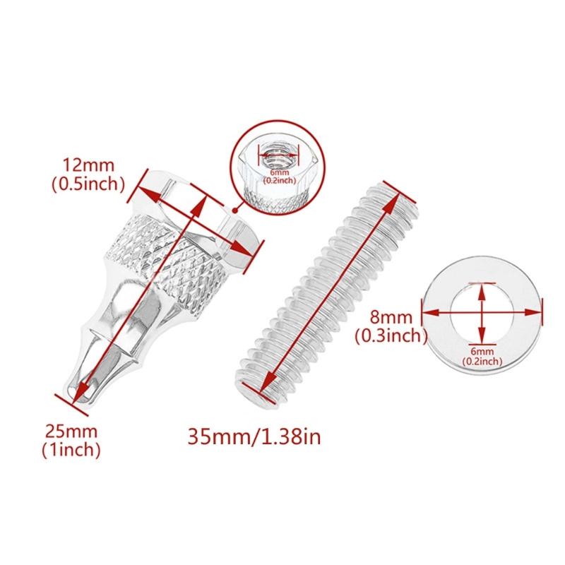 Upgraded Motorcycle Windscreen Hardware Kits Durable & Reliable Windshield Bolt Screws set Motorbike Accessories 5 Pack