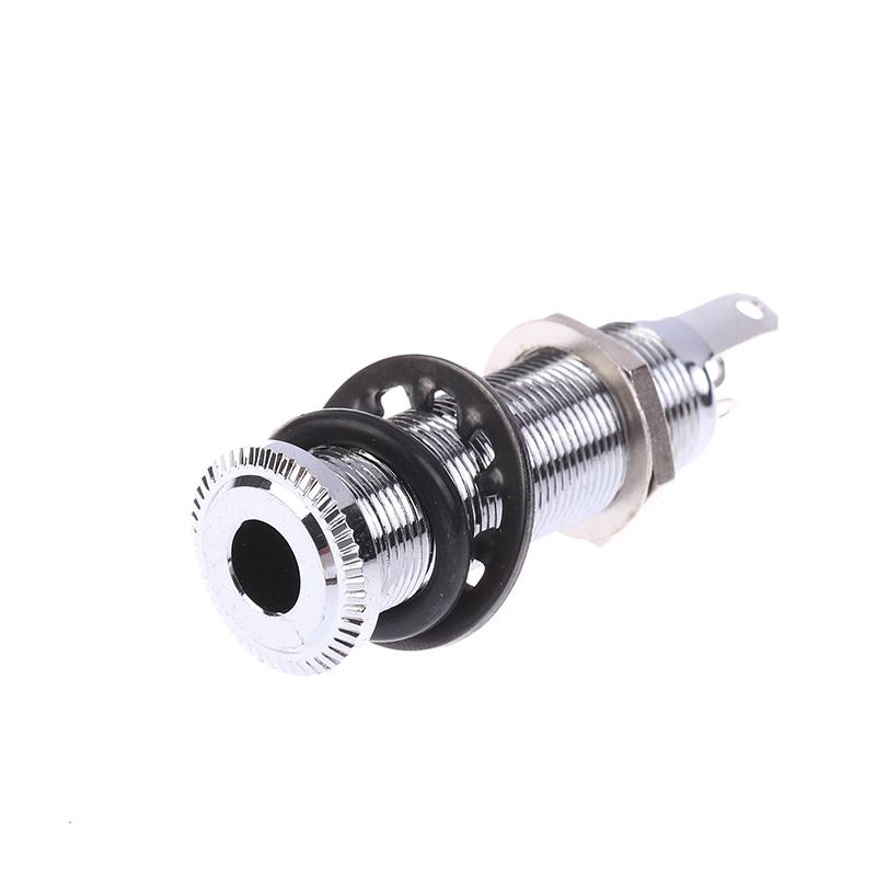 Threaded Cylinder Jack Pickup Plug Sockets For Electric Guitar Accessories Parts