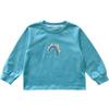Nausicaa 2025 Spring Rainbow Letter T-shirt for Kids – All-match Loose Top for Boys & Girls