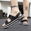 Fashion Men's Slippers Summer New Sandals  Light Adult Thick-soled Beach Shoes Men Non-slip Open-toe Sandals for Outdoor Male