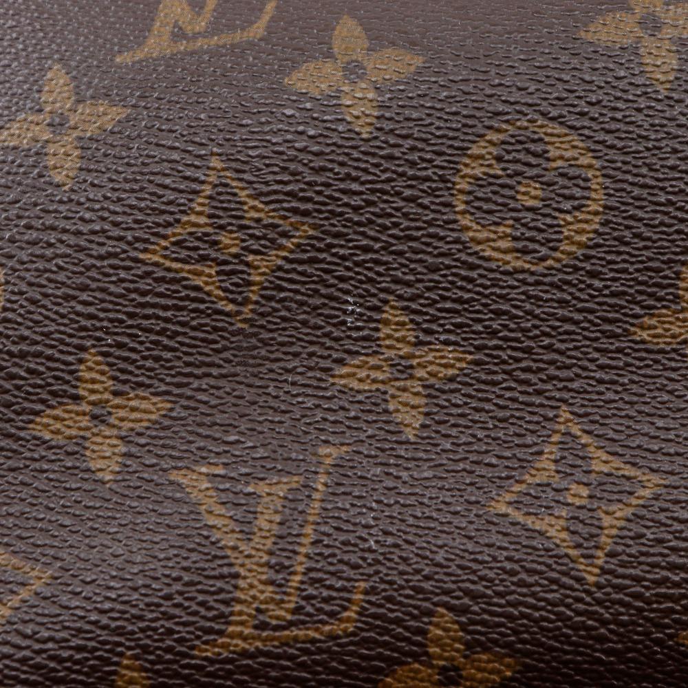 Louis Vuitton Kitan Tote Bag M40388 Monogram Macasa 2WAYShoulder Brown / Black Monogram Canvas Unisex Used