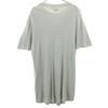 Giorgio Armani Made In Italy Border Pattern Short Sleeve T-shirt L Gray Men's Used