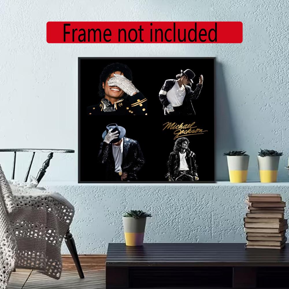 Michael Jackson 5D Diamond Painting Round Diamond Rhinestones Mosaic Diamond Embroidery Wall Paintings Rhinestones Gift Frameless