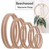 Wood Floral Hoop Wreath 10Pcs Wood Floral Hoop Rings for Wedding Wreath Wall Hanging Decoration Dream Catcher Art Craft