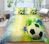 Ball Quilt Cover Pillowcase Two Or Three Piece Set 3D Digital Printing Polyester