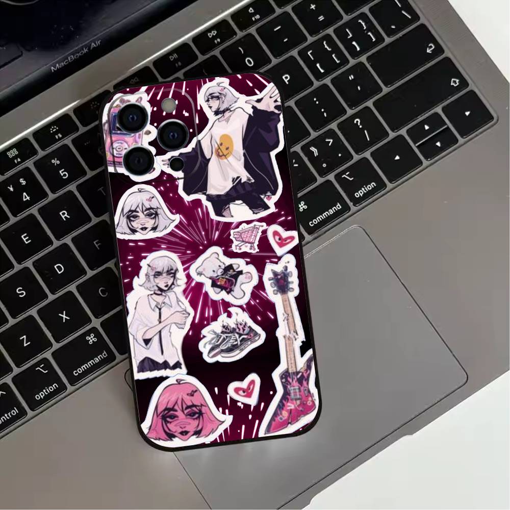 Singer Poshlaja Molli  Phone Case For iPhone 17,16,15,14,13,12,11 Plus,Pro Max,XS,Soft Silicone Black Cover