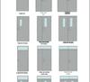 Steel Insulated Safety Fire Door for Escape Routes, Class A and B Certified