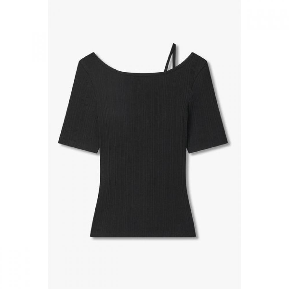 VOV CuTouT DeTail Ribbed T shirT 7156240002