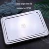 Ru Han 201 Stainless Steel Compartmentalized Canteen Tray