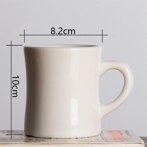 Brief White Mug Ceramic Bear Coffee Cup