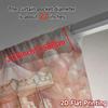 2pcs, 2D FLAT PRINTING Curtains (Without Rod) Carousel Bliss Chic Chic Curtain Versatile 100% Polyester Curtains Home Decor