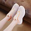 BCEBYL Estate Punta Rotonda Rete Bocca Bassa Traspirante Leggero Comodo Scarpe da Donna Moda Nuovo Casual Scarpe da Ginnastica da Corsa