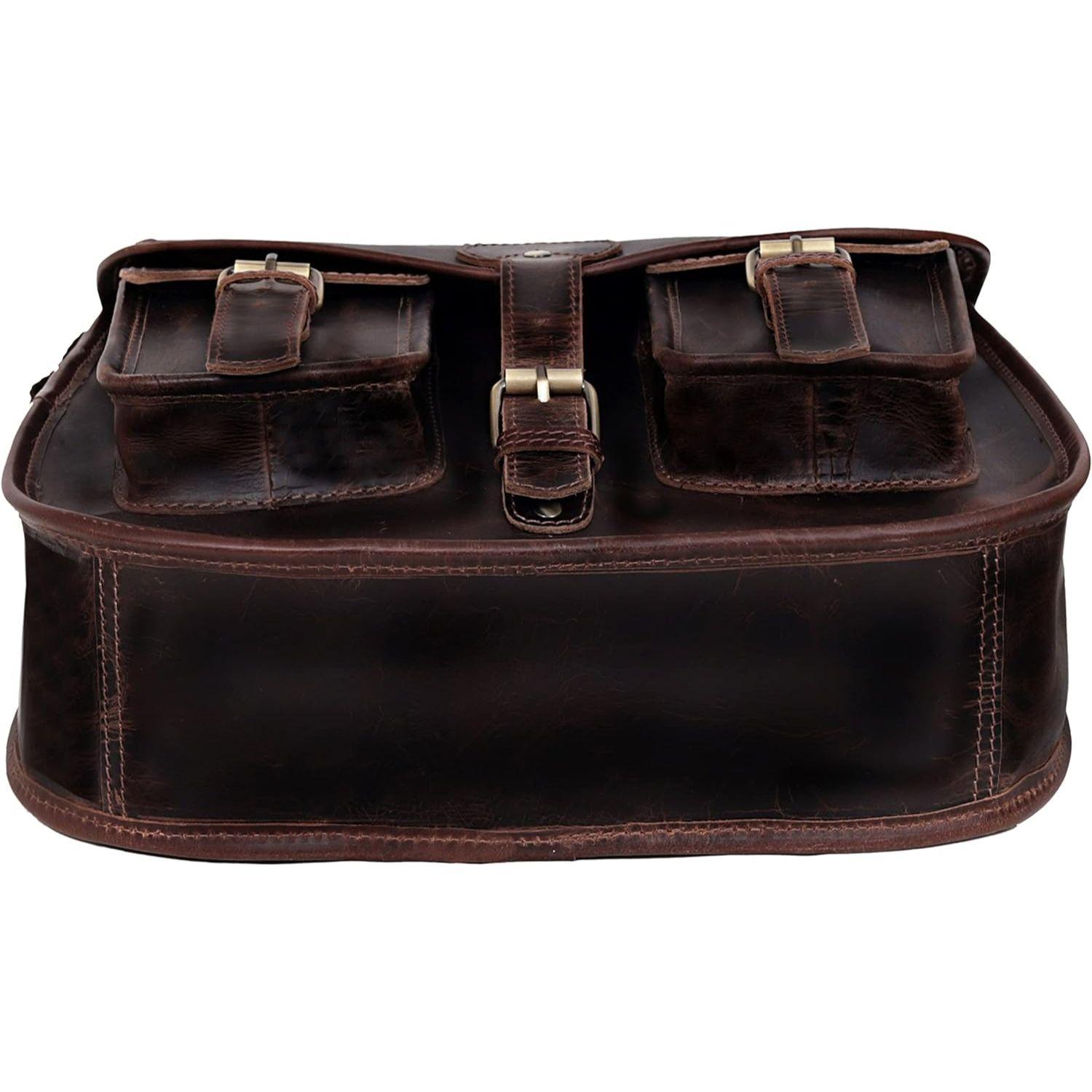 Кожаные женские сумки через плечо — фото 7