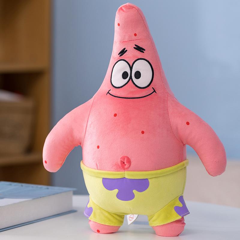 Genuine Anime Spongebob Squarepants Patrick Star Squidward Eugene H. Krabs Gary Kawaii Cartoon Stuffed Plush Toys Birthday Gift