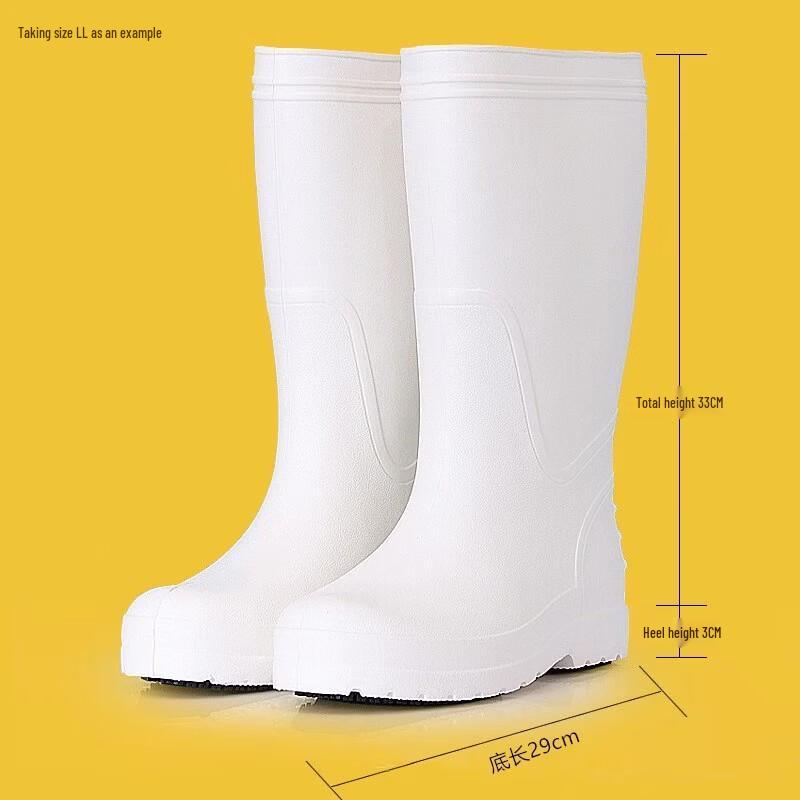 WEZHOeva Men s High-Top Rain Boots