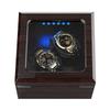INCLAKE Winding Winds 2 Automatic Watch Watch Watch Winder with LED Equipped with Japanese Mabuchi Quiet For Men and Watches Bark Machine, Watches,
