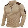 Men's Stand Collar Zip-Up Hooded Jacket, Fall and Winter Plus Size Oversized Hoodie | Workwear Style Casual Athletic