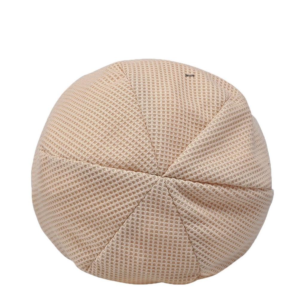 Women's Japanese & Korean Three-Legged Bird Beanie: Lightweight Waffle Cotton Sleep Cap for Spring/Summer Fashion