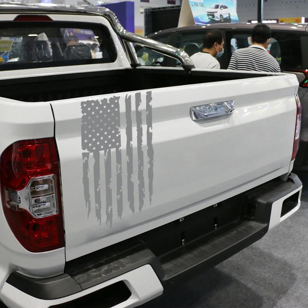 Samolepka na auto Vlajka USA Dekorativní obtisk Pro Dodge RAM Toyota Hilux Tacoma Jeep Gladiator Isuzu Dmax Ford F150 Auto Tuning Doplňky