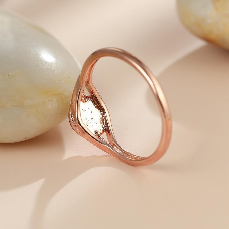 

French Vintage Rose Gold Small Eye Ring for Ladies no. 10 синій