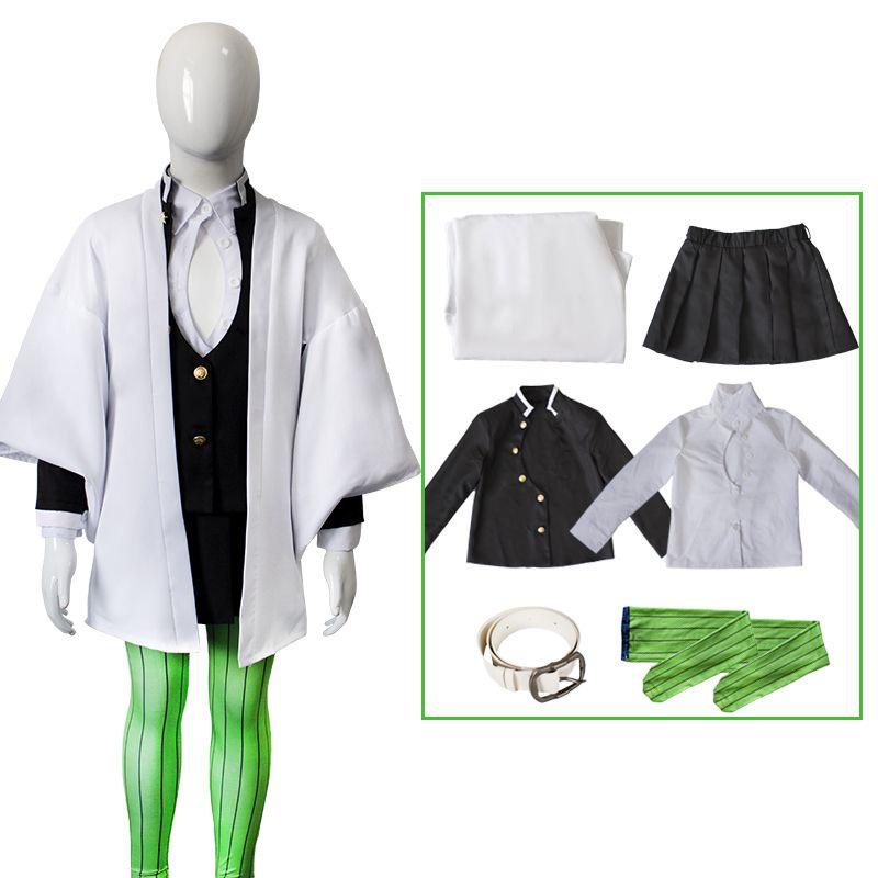 High-quality Polyester And Synthetic Fiber Demon Slayer Kimetsu No Yaiba Costume Perfect For Boys And Girls