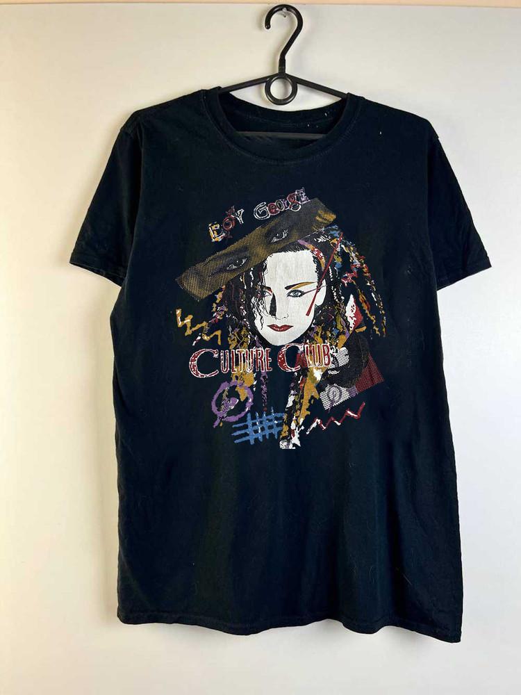 Boy George Culture Club Short Sleeve Unisex T-Shirt Cotton All Size Unisex T-Shirt XXXL