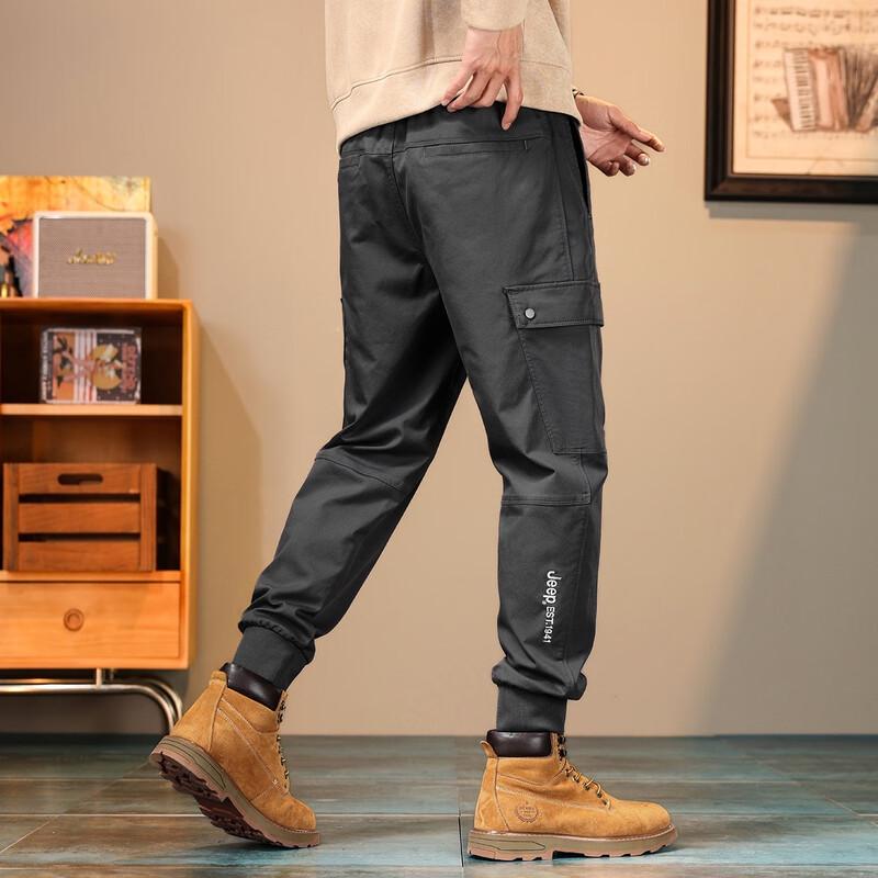 Jeep Men's Summer Casual Cargo Jogger Pants