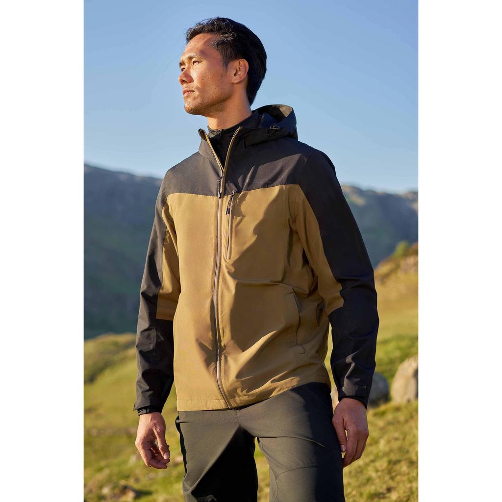 Mountain Warehouse Mens Brisk Extreme Colour Block Waterproof Jacket