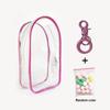 Colorful Pvc Transparent Out Bag Protector Case Organizer Box Keychain Doll Accessories ideal for 17cm Dolls Outdoor Display Bag