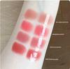 Pink Blue Limited Edition! Mooekiss Double-Ended Lip Glaze, Lip Mud, Lip Cream, Non-Stick Cup W2 Guava Peach Bb01